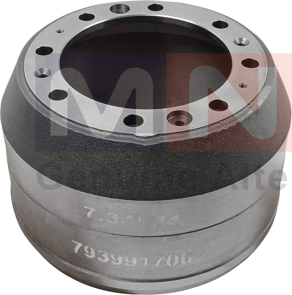 MNG Spare Parts replaces Brake Drum, Iveco, 07167613 Eurocargo